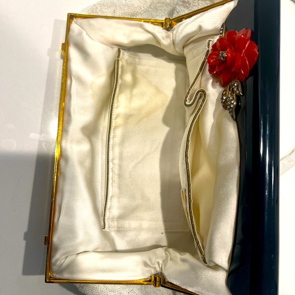 Gorgeous Vintage Microbeaded & Embroidered Purse - Picture 12 of 15